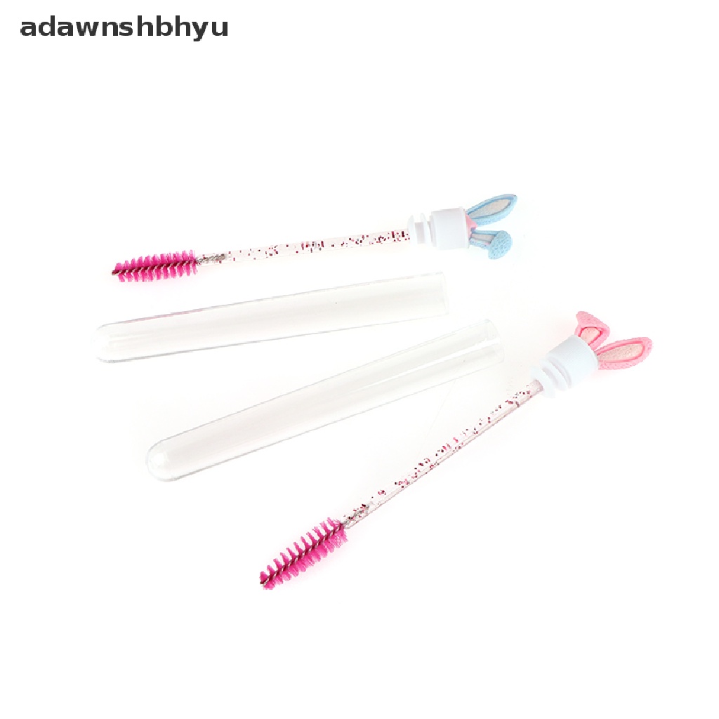 Cọ Chuốt Mi adawnshbhyu Thiết Kế Vỏ Hình Thỏ Đính Pha Lê Đẹp Mắt