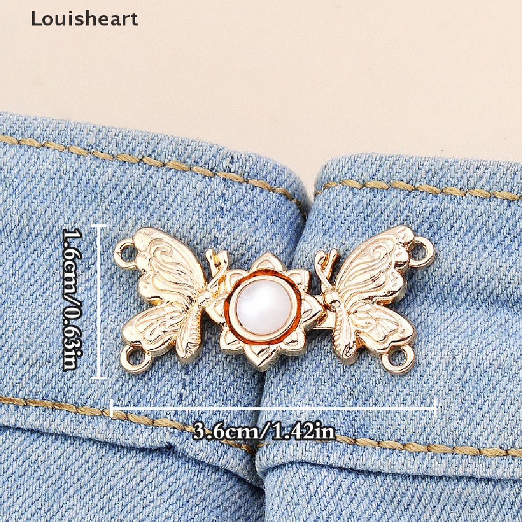 1 Kẹp Thắt Lưng Nữ Bằng Kim Loại Có Thể Điều Chỉnh Được Louisheart TFG