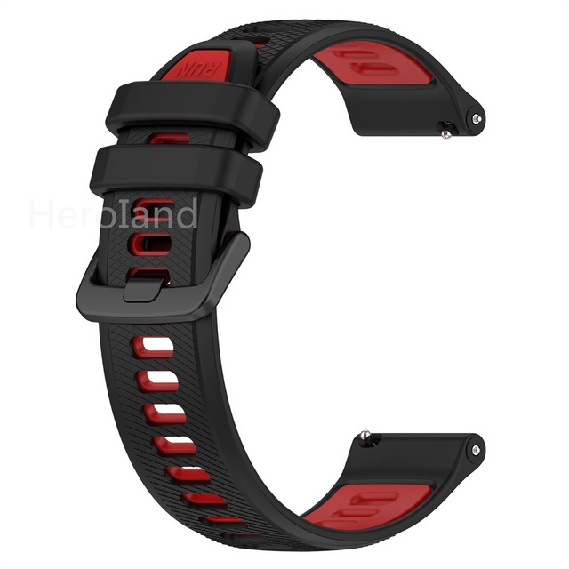 Dây Đeo Silicone 22mm + Film Dán Thời Trang Cho Garmin Forerunner 265 / Forerunner 265