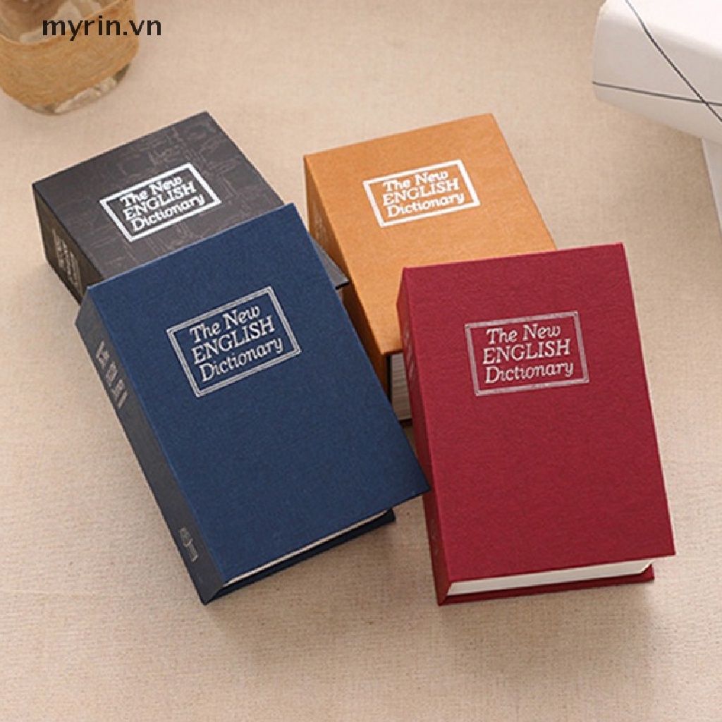 Hộp Đựng Tiền Hình Quyển Sách Có Khóa An Toàn