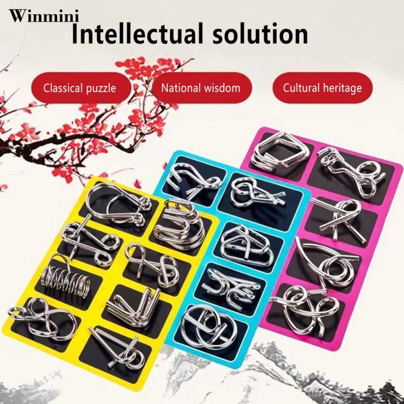 Combo 8 Món Khóa Thử thách IQ, Thử Thách Mở Khóa, 3 Loại Combo Với Các Khóa Hoàn Toàn Khác Nhau