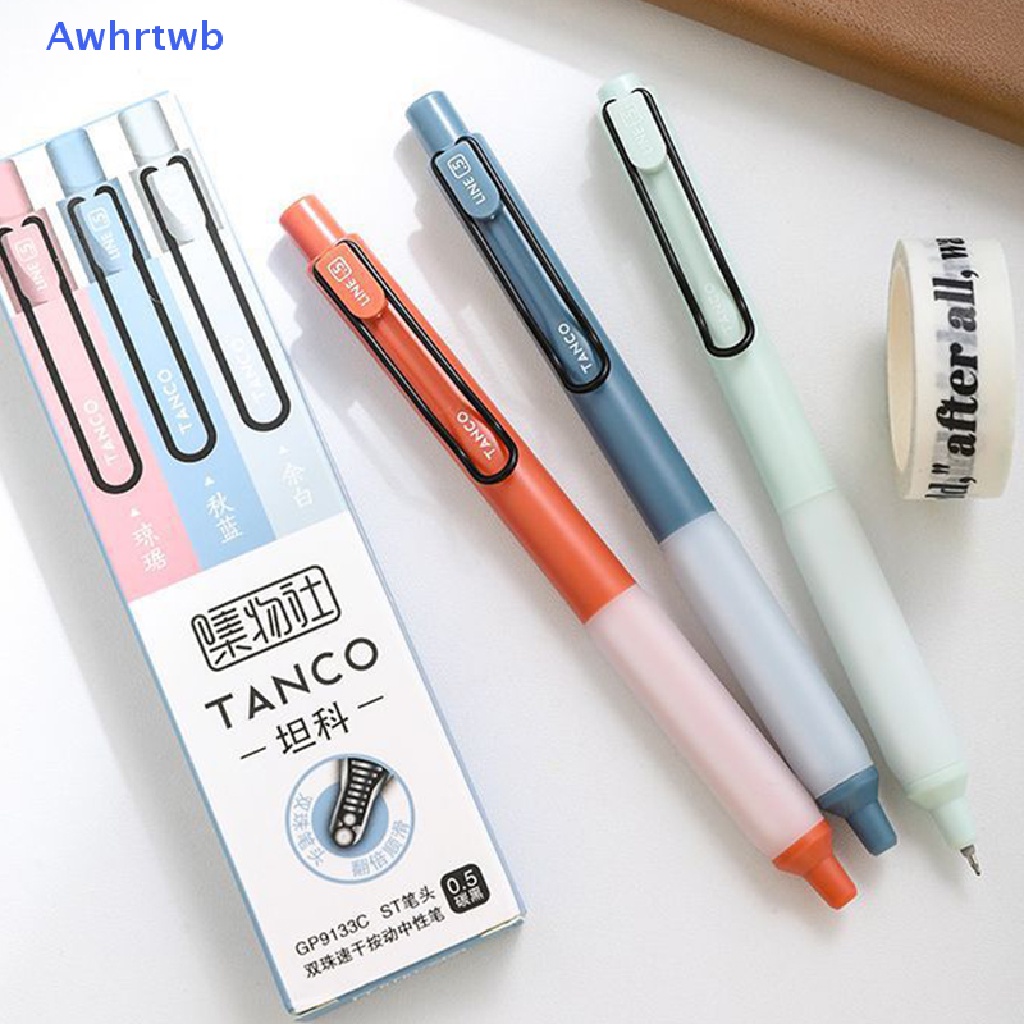 Set 3 / 6 Bút Bi Mực Gel Ngòi 0.5mm Nhanh Khô Tiện Dụng Cho Văn Phòng / Trường Học Mới
