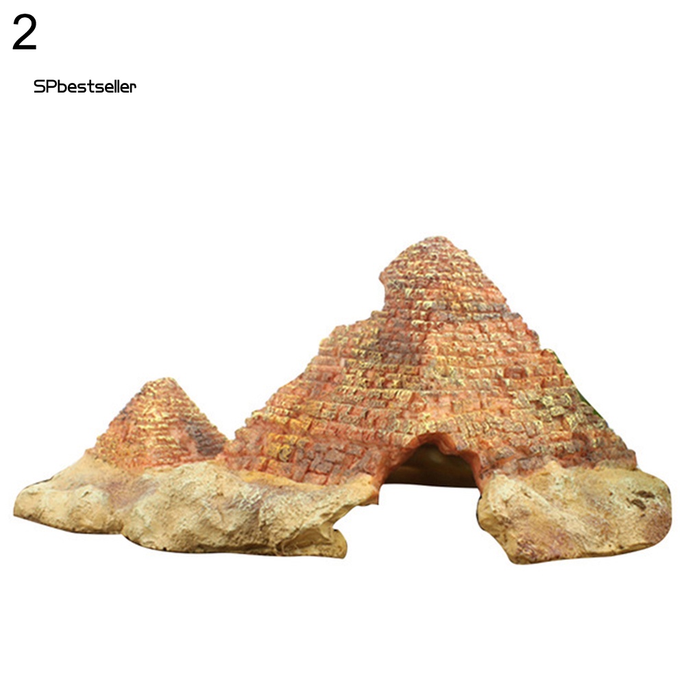 Đồ trang trí Kim Tự Tháp Bằng Nhựa Resin Trang Trí Bể Cá