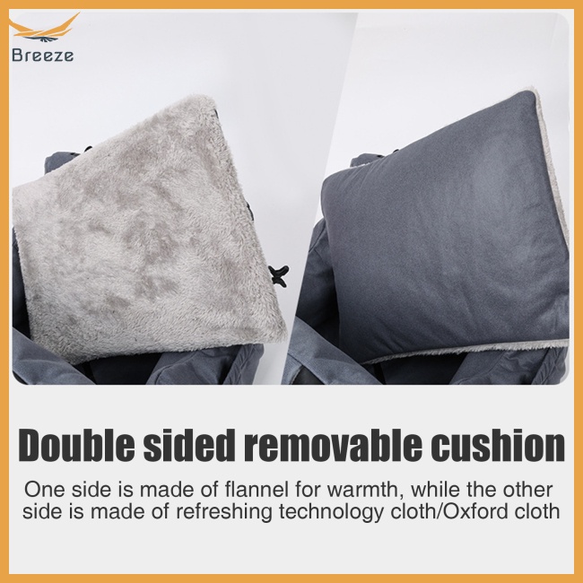 Ghế Ngồi Xe Hơi Bơm Hơi Bằng Vải Oxford Chống Nước Di Động Có Túi Đựng Đồ Cho Thú Cưng (Ngẫu Nhiên)