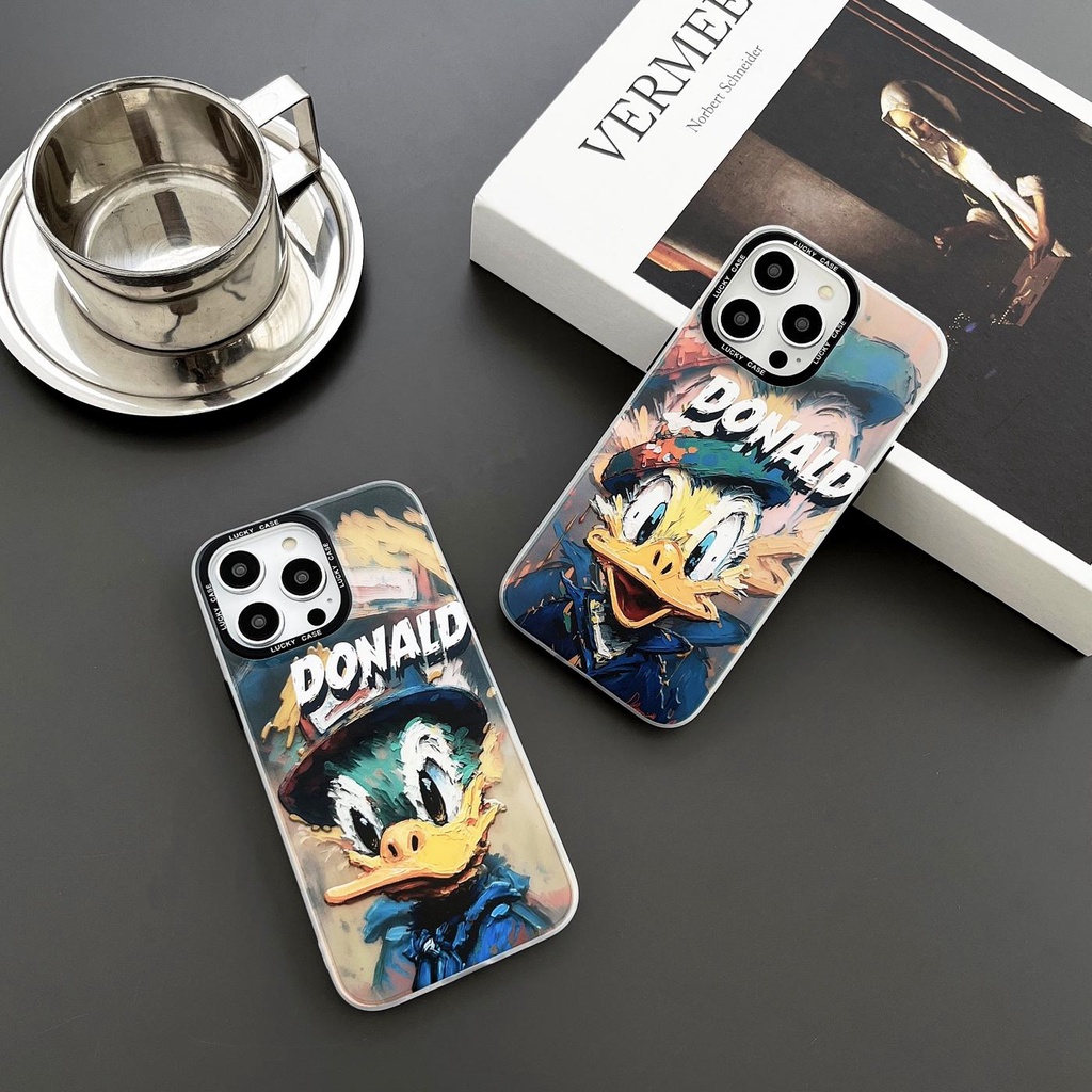 Ốp Điện Thoại TPU Silicon Mềm Chống Sốc Chống Rơi In Hình Tranh Sơn Dầu Cho iPhone 14 13 12 11 PRO MAX