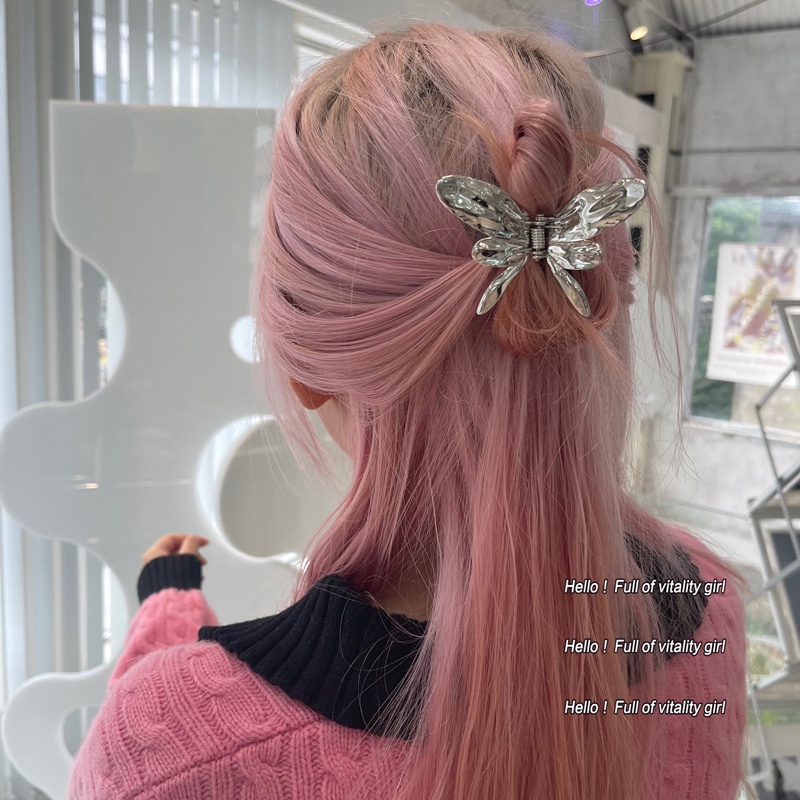 Kẹp Tóc Kim Loại Hình Chuồn Chuồn 3D