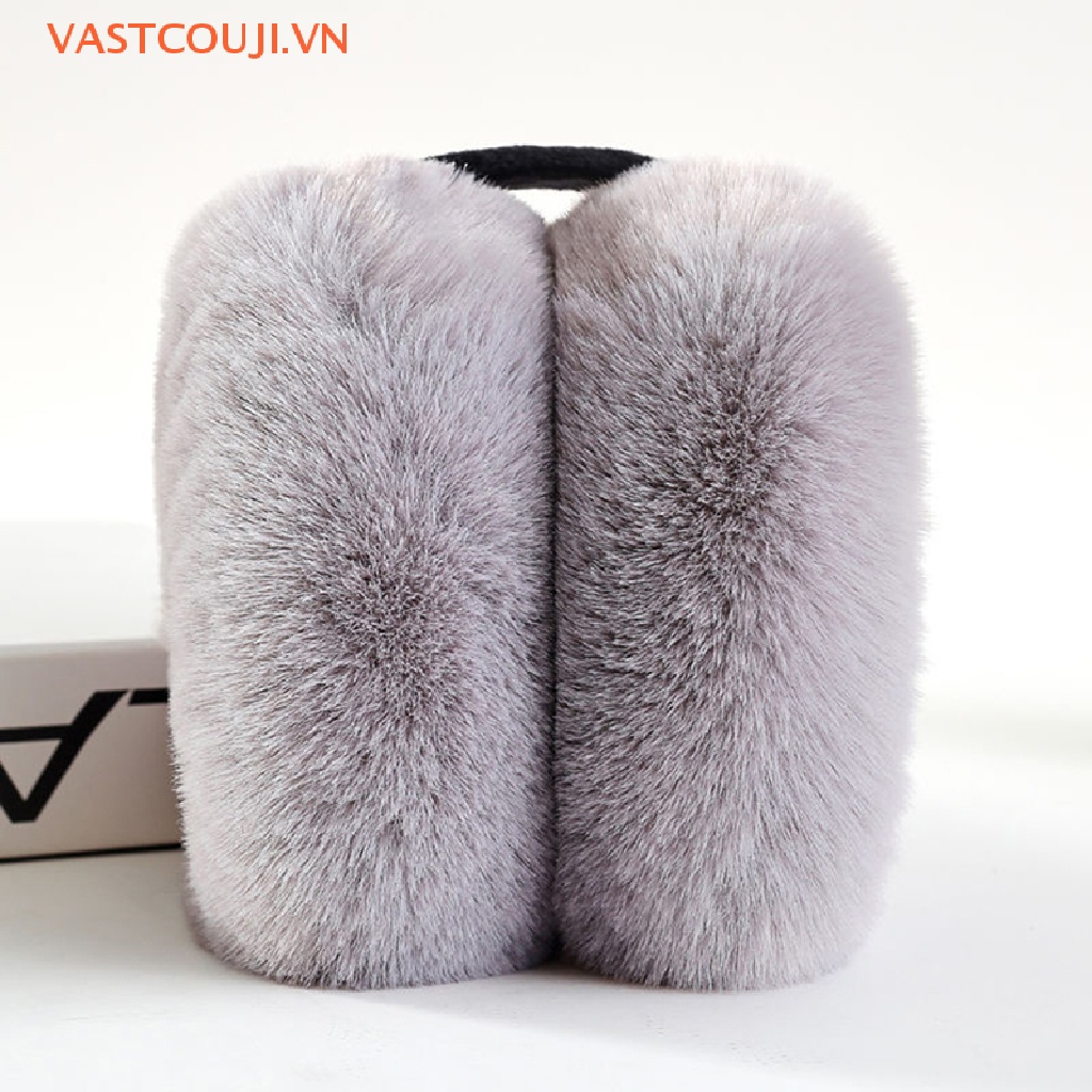 Chụp Tai Giữ Ấm Bằng Vải Bông Dễ Thương Thoải Mái Thời Trang Thu Đông