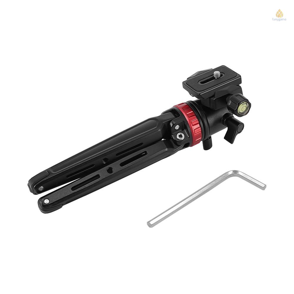 ANDOER Giá Đỡ Ba Chân Để Bàn Mini Bằng Hợp Kim Nhôm Với Ốc Vít 1 / 4 Inch Tháo Gỡ Nhanh Cho Máy Ảnh DSLR DV