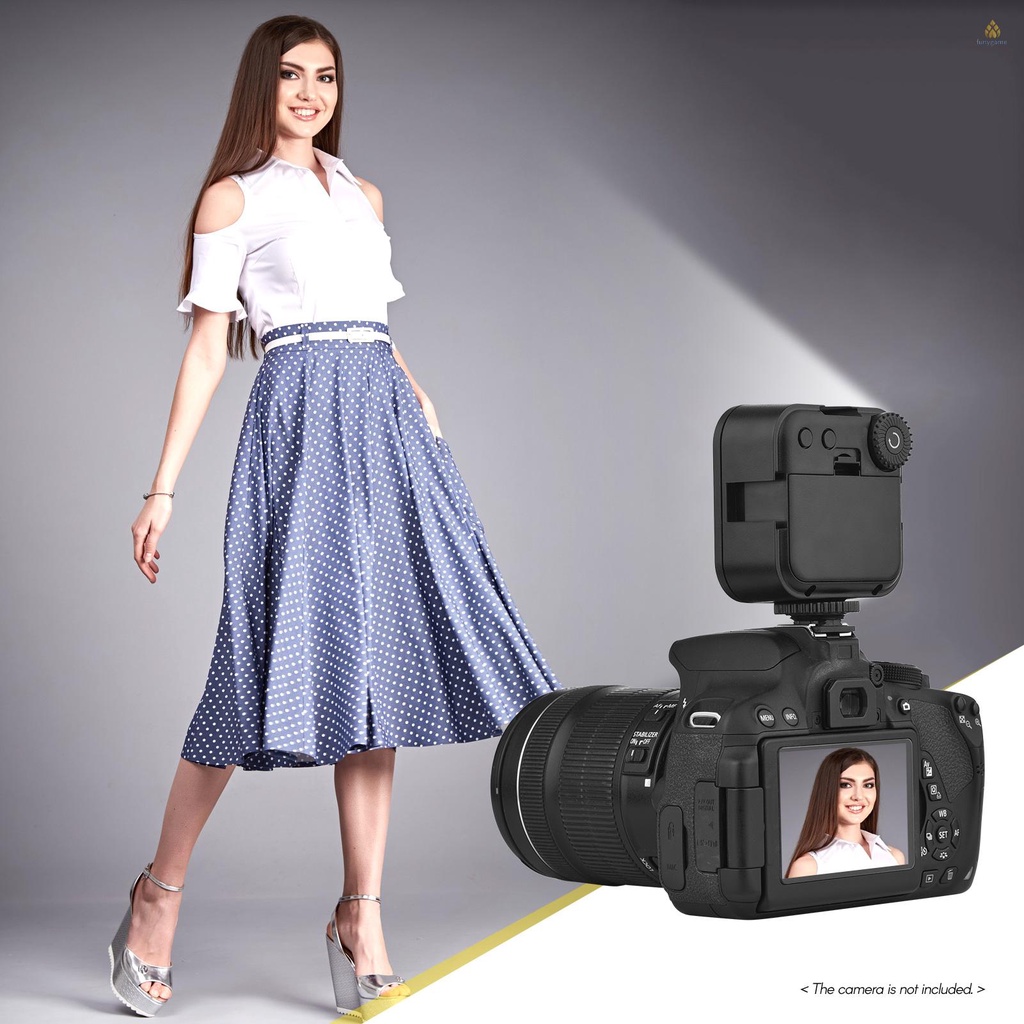 Đèn LED Mini Hỗ Trợ Chụp Ảnh Màu Sắc 3000K-6500K 1 / 4 I