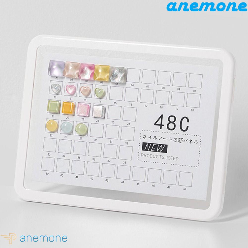 Giá Đỡ Trưng Bày Móng Tay Giả Bằng Thủy Tinh Trong Suốt Hình Vuông