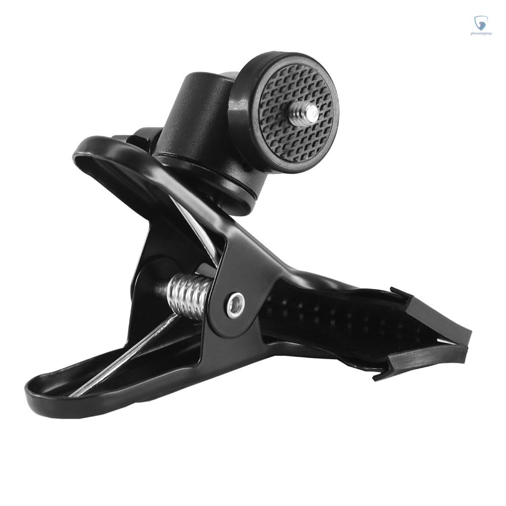 Kẹp Kim Loại Đa Năng Có Đầu Bi Xoay Được Cho Đèn Máy Ảnh