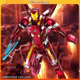 Đồ chơi lắp ráp nhân vật tony stark mk50 nano 2023