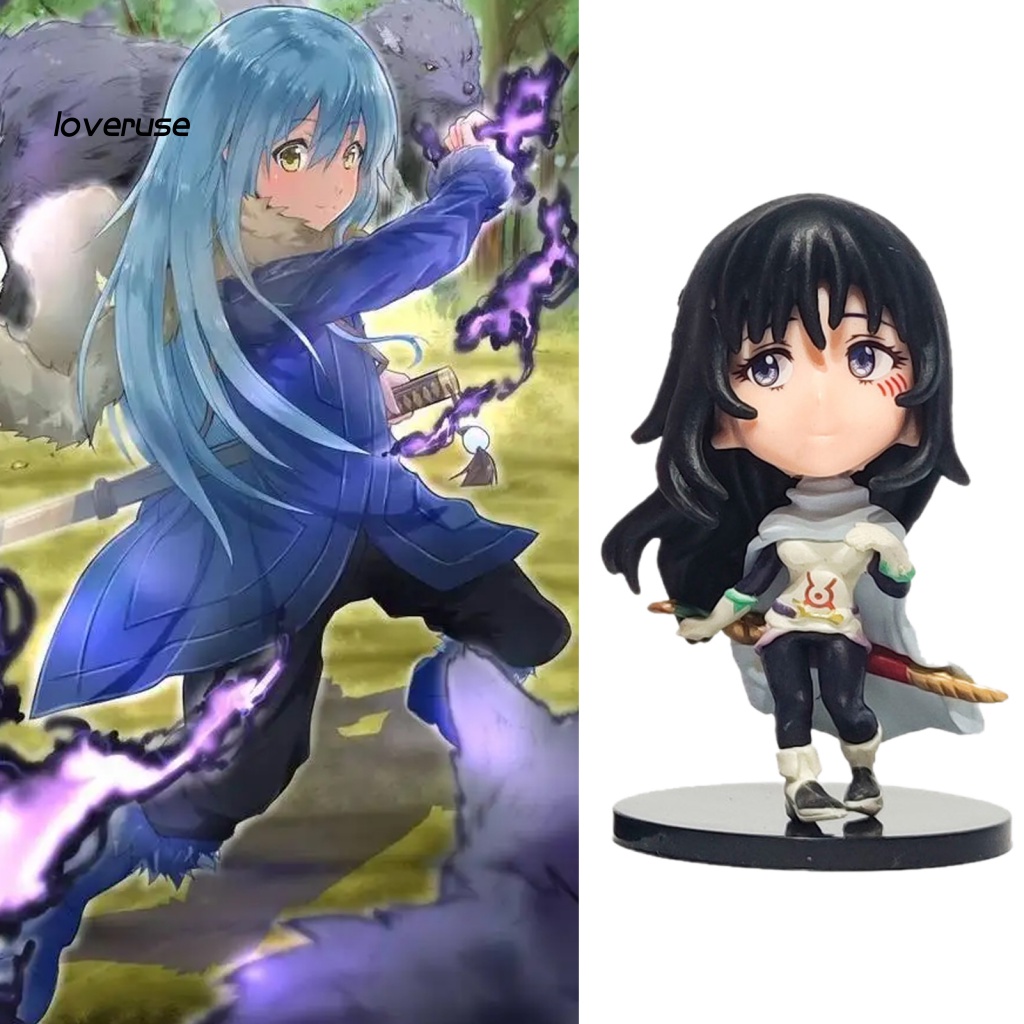 Set 6 Mô Hình Nhân Vật Phim Hoạt Hình Anime Bằng PVC