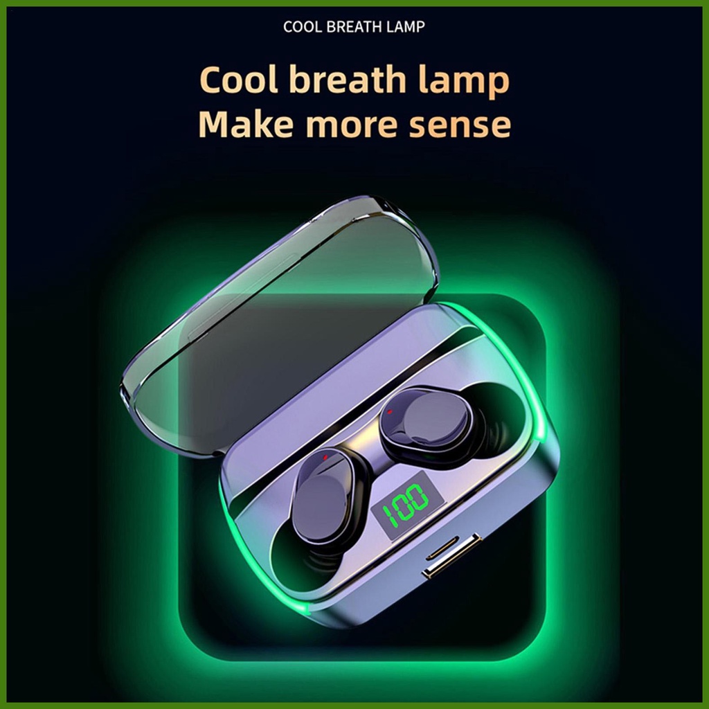 Tai Nghe Nhét Tai Không Dây 5.3 Pin Dài Màn Hình Kỹ Thuật Số Phong Cách Thể Thao