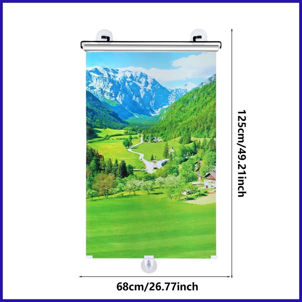 Con Lăn Che Nắng Cửa Sổ Xe Hơi Có Thể Thu Gọn Tiện Dụng