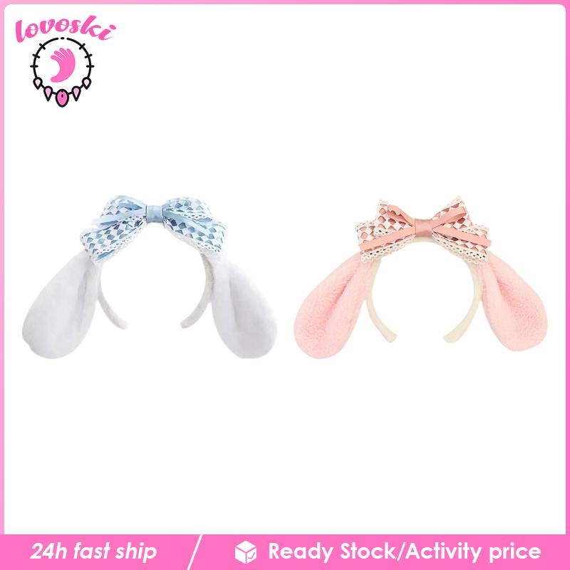 Băng Đô Tai Thỏ Dễ Thương Dùng Hóa Trang