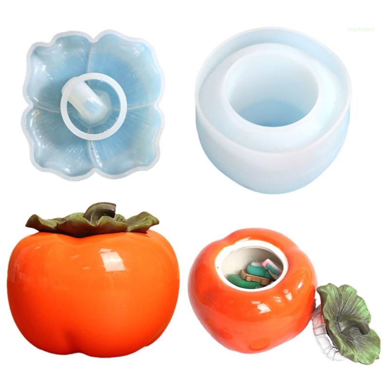 Khuôn Silicone Làm Đồ Trang Sức Hình Bình Sữa Persimmon