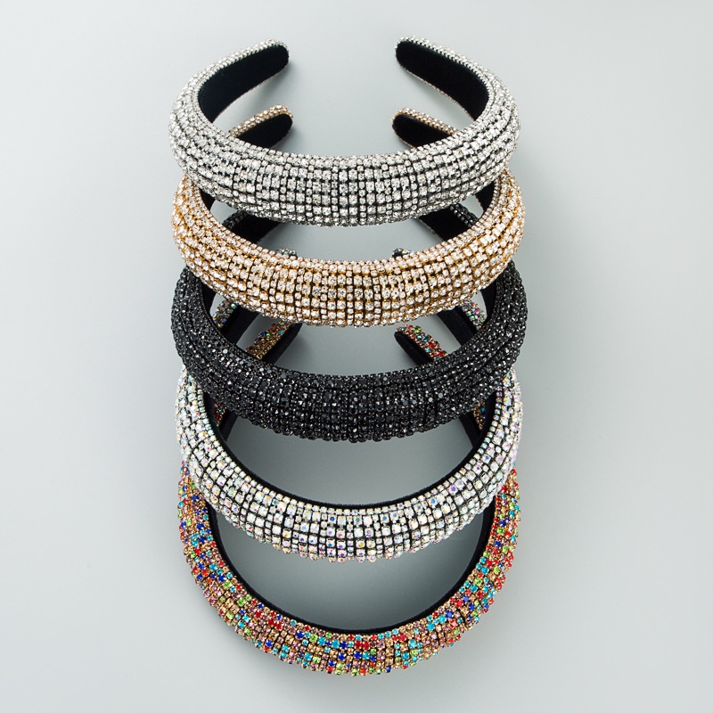 Băng Đô Cài Tóc Đính Đá Zircon Sang Trọng Cho Nữ