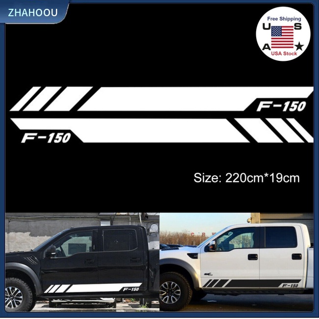 ☃Nhà Cửa☃ Miếng Dán Trang Trí Cửa Xe Hơi Ford Raptor F-150 Bằng Chất Liệu Vinyl
