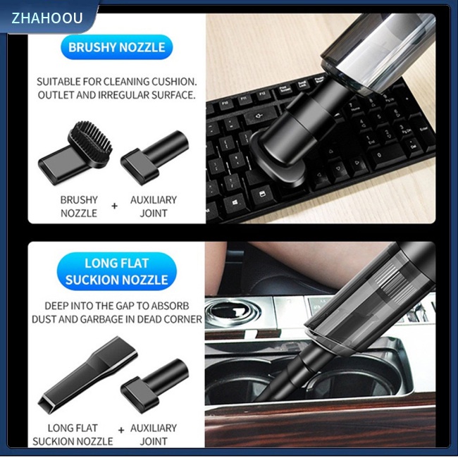 ☃Phụ Kiện Trang Trí Nhà Cửa Kiểu Dáng Dễ Thương Xinh Xắn☃ Máy Hút Bụi Mini Cầm Tay Không Dây Siêu Nhẹ Có Giác Hút Mạnh