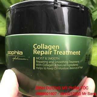 Hấp phục hồi Sophia Platinum Collagen Repair Treatment 450ml KOREA (2026)