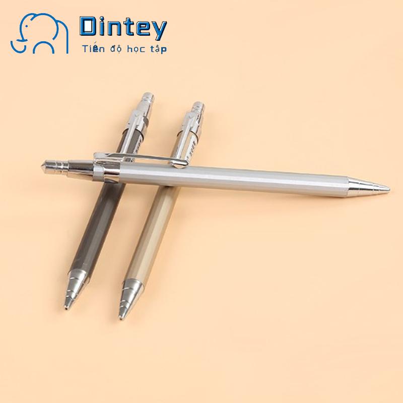 ✍mujicici✍Bút Chì Cơ 0.5mm 0.7mm Đơn Giản Bằng Kim Loại Mềm Mịn Không Dễ Vỡ
