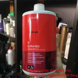 Dầu gội cho tóc nhuộm đỏ Lakme Teknia Ultra Red Shampoo Refresh 1000ml