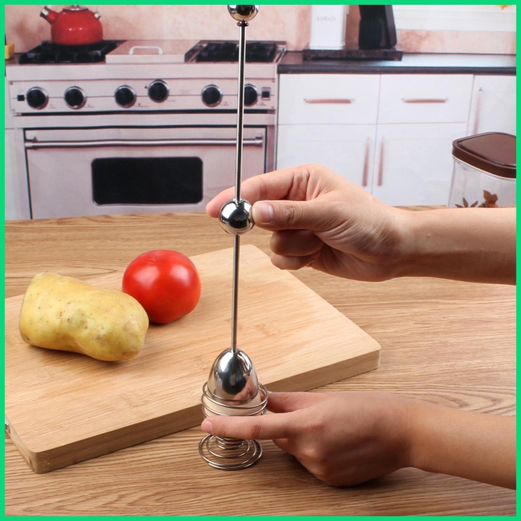 Dụng Cụ Cắt Vỏ Trứng Bằng Thép Không Gỉ Tiện Dụng Cho Nhà Bếp