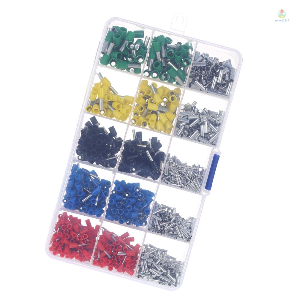 Set 1640 Đầu Nối Dây Điện Cách Điện 0.25-6.0Mm2 + 1640 Cái