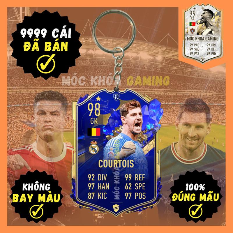 Móc Khóa các cầu thủ CLB Real Madrid