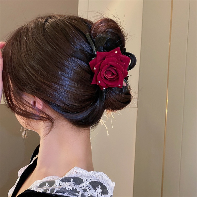 Kẹp Tóc Hoa Hồng ONERI Thời Trang Cho Nữ