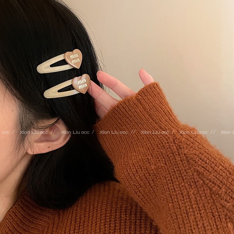 Kẹp Tóc Mái Bên Trán Phong Cách Mới 2023 Chất Lượng Cao Cho Nữ