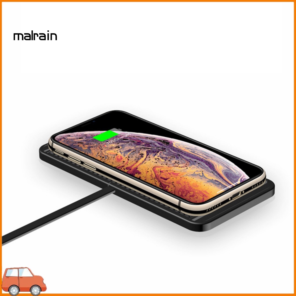 Đế Sạc Không Dây 2 Trong 1 Kết Cấu Mềm Mại Cho Xe Hơi