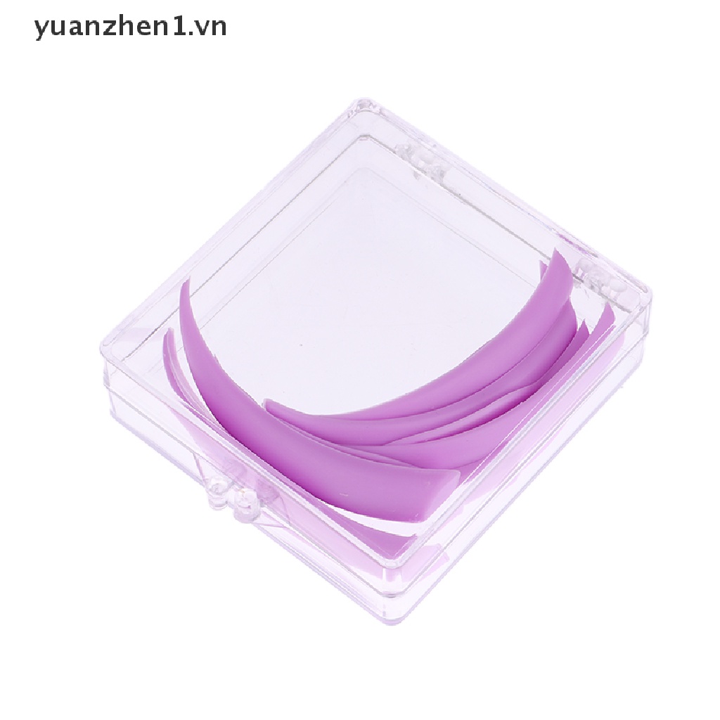 Set 4 Cặp Đệm Silicone Hỗ Trợ Uốn Mi Tiện Lợi