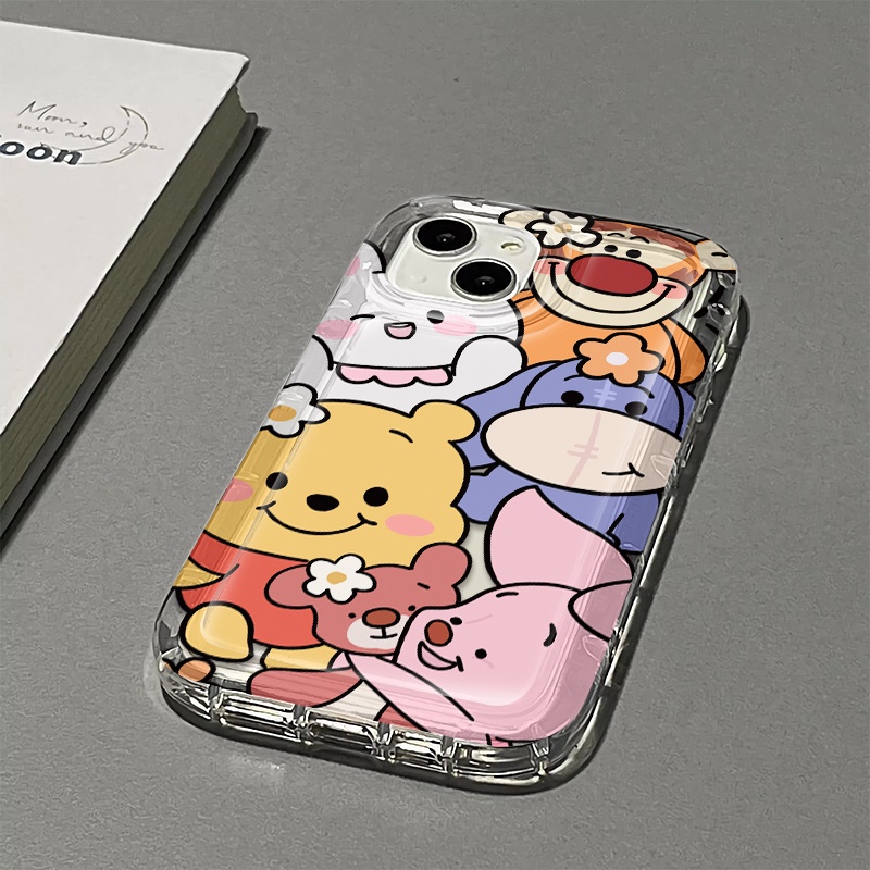 Ốp Điện Thoại Silicon TPU Mềm Dễ Thương Chống Sốc Chống Vỡ Cho IPhone 14 13 12 11 Pro XS Max X XR 8 + 7 Plus