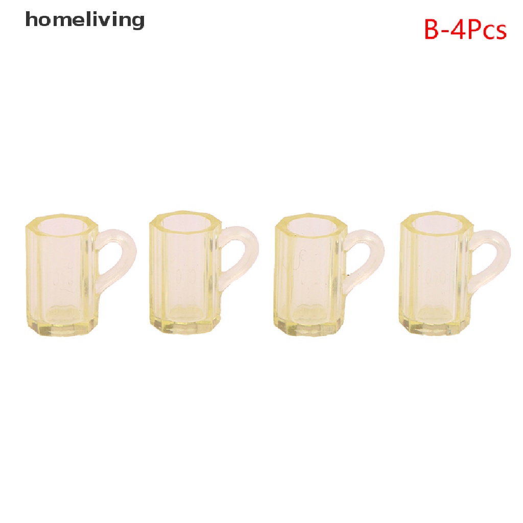 1 Bộ Ly Bia Tỷ Lệ 1: 12 Dùng Trang Trí Nhà Búp Bê