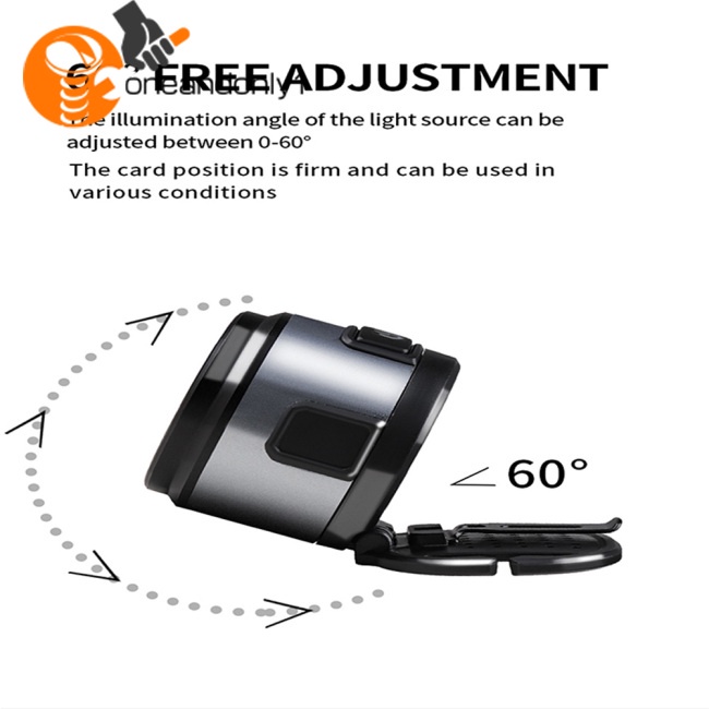 Đèn Led Đeo Đầu Siêu Nhẹ Có Móc Kẹp Tiện Dụng Khi Đi Cắm Trại