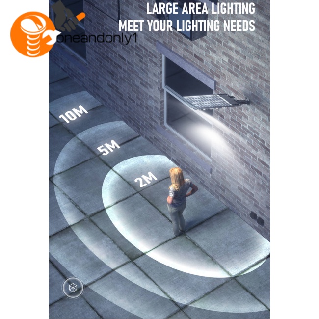 Đèn Led Gắn Tường Cảm Biến Chuyển Động 3 Chế Độ Sử Dụng Năng Lượng Mặt Trời