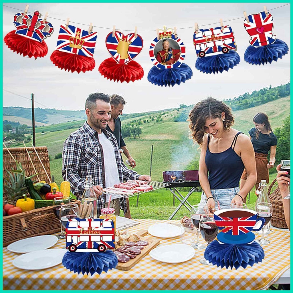 Bộ 8 Tổ Ong Charles III Dùng Trang Trí