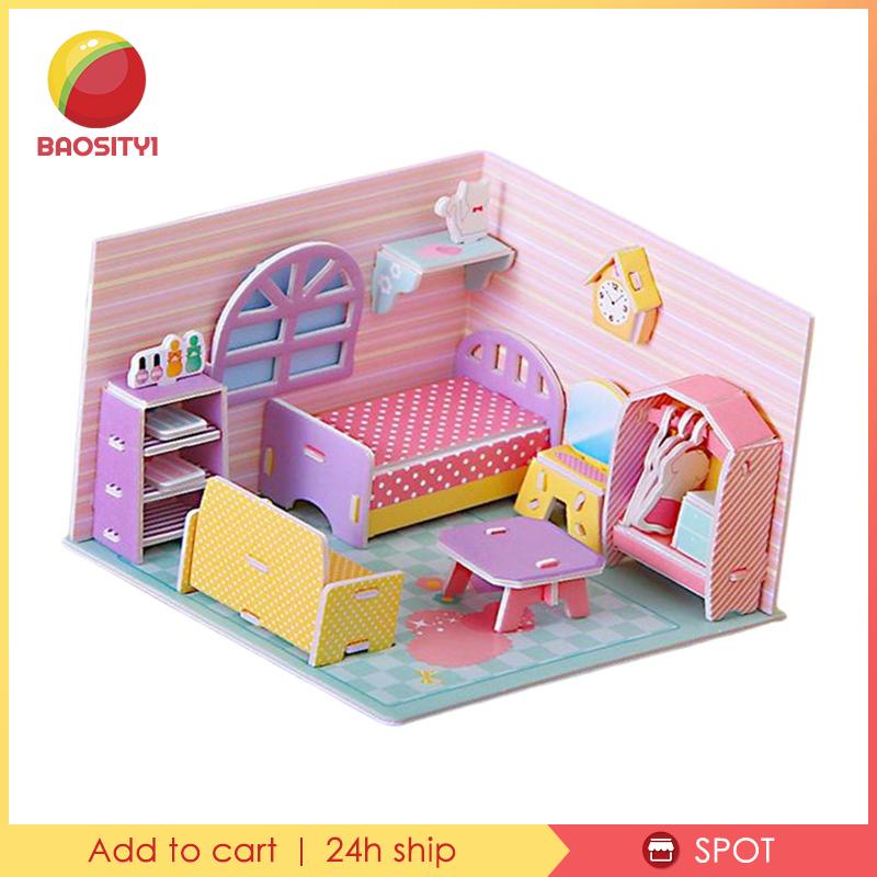 [Baosity1] Đồ Chơi Xếp Hình 3D Bằng Giấy Và Mút EPS Thủ Công Cho Trẻ Em Và Người Lớn