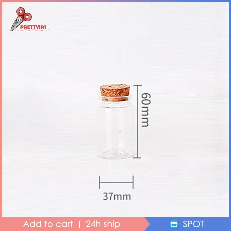 [Prettyia1] Set 10 Bình Thủy Tinh Mini Đựng Nước Hoa Hồng / Sữa Tắm Cho Bé