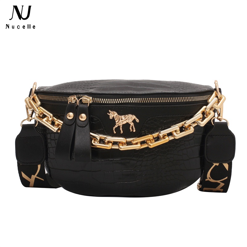 Aictic Hunter Túi Đeo Chéo Ngực Đựng Điện Thoại Bằng Acrylic Dày Phối Dây Xích Thời Trang 2022