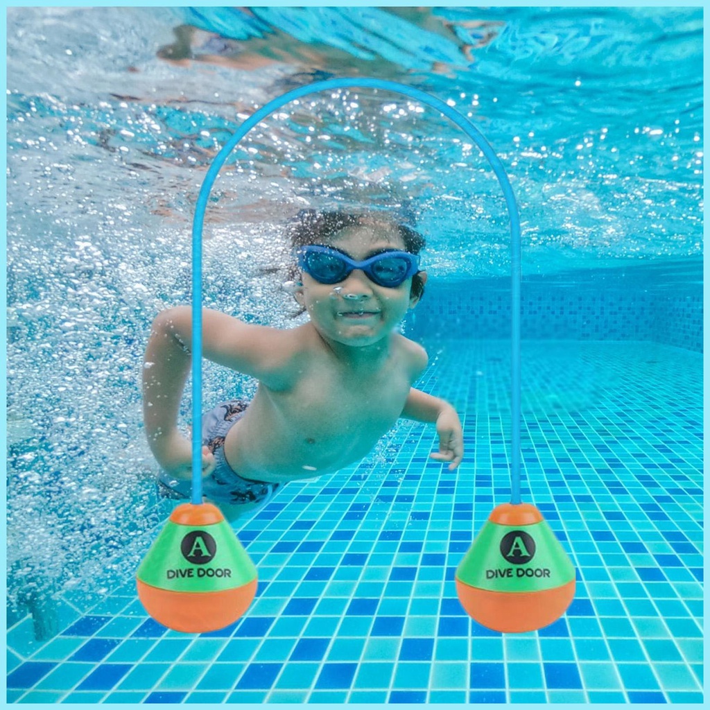 Vòng Đồ Chơi Lặn Mùa Hè Có Thể Gập Lại Cho Bé