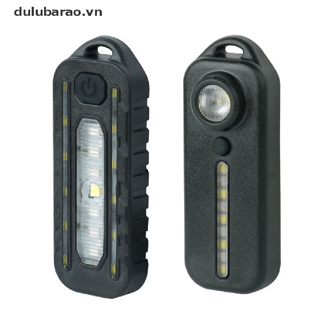 DUL Led Màu Đỏ màu xanh vai cảnh sát ánh sáng với clip USB sạc nhấp nháy cảnh báo an toàn Đèn pin Torch Xe Đạp Cảnh Báo ánh sáng AO