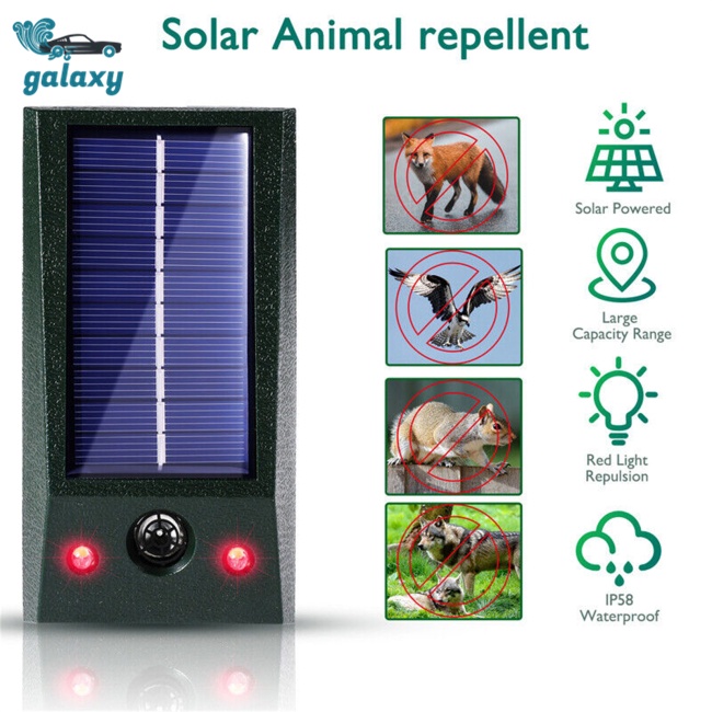 Galaxy Đèn Led Năng Lượng Mặt Trời Chống Nước Đuổi Côn Trùng Cho Thú Cưng Chó Mèo Chuột