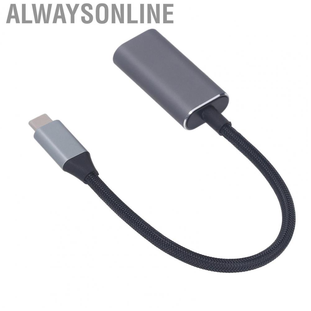 Alwaysonline Type C To HD Interface Adapter Cable USB 4K  Converter New