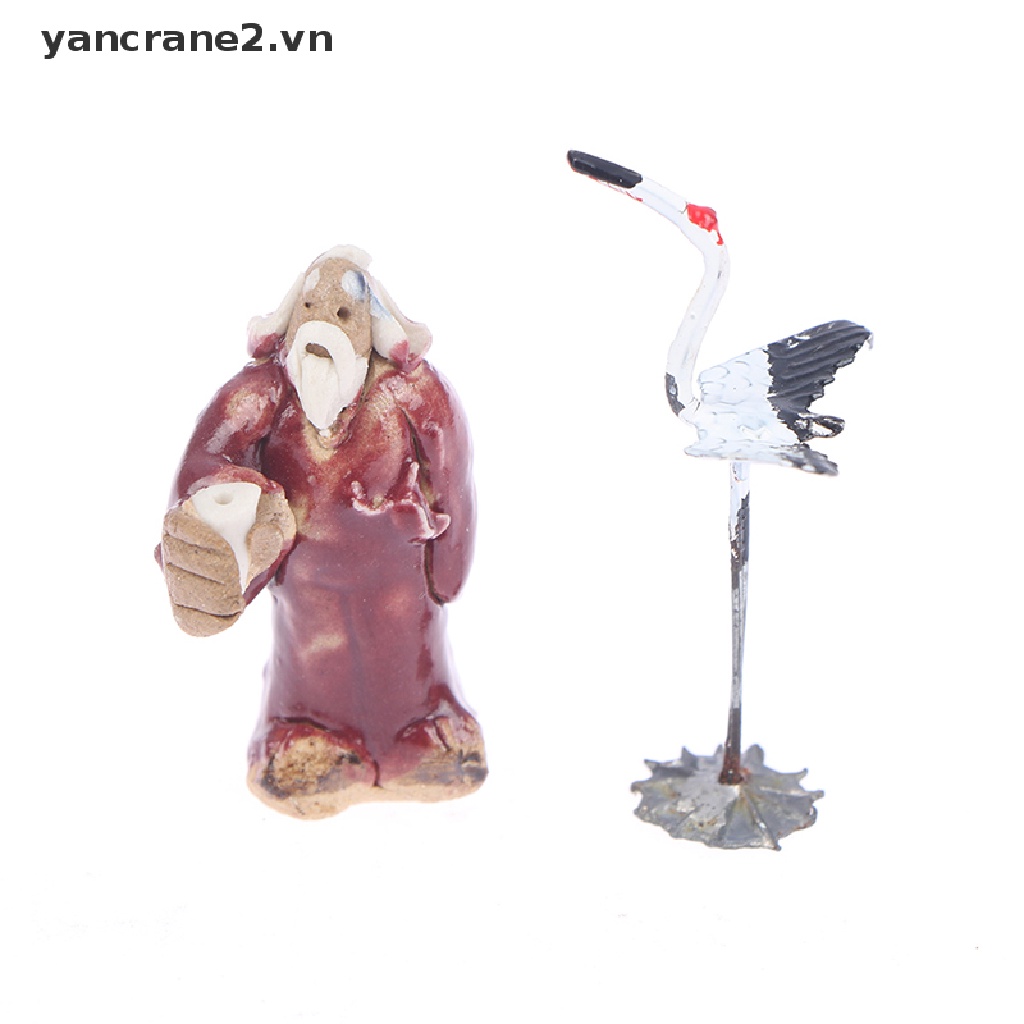 Đồ trang trí Hòn Non Bộ Bằng Gốm Phong Cách Trung Hoa Dùng Trang Trí Tiểu Cảnh {yancrane2.vn