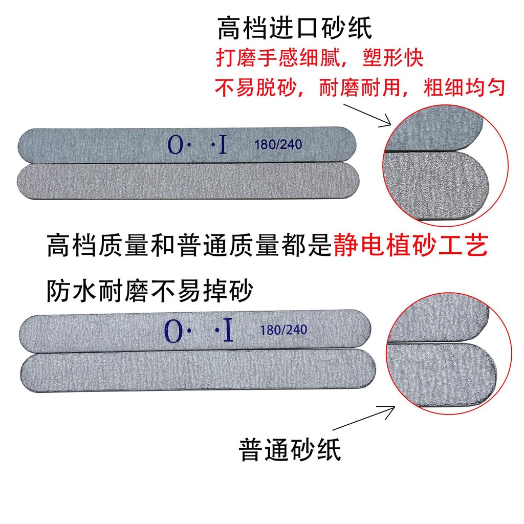 Dụng Cụ Dũa Móng Tay Bằng Gỗ Cát Xám