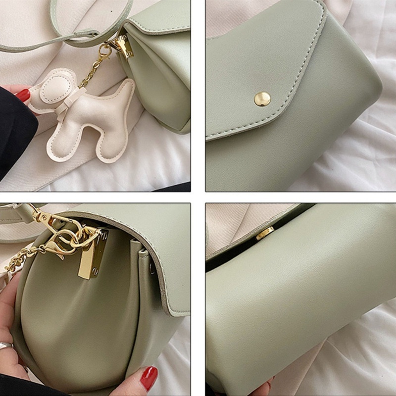 Túi Xách Da PU Đeo Chéo Thời Trang Cho Nữ