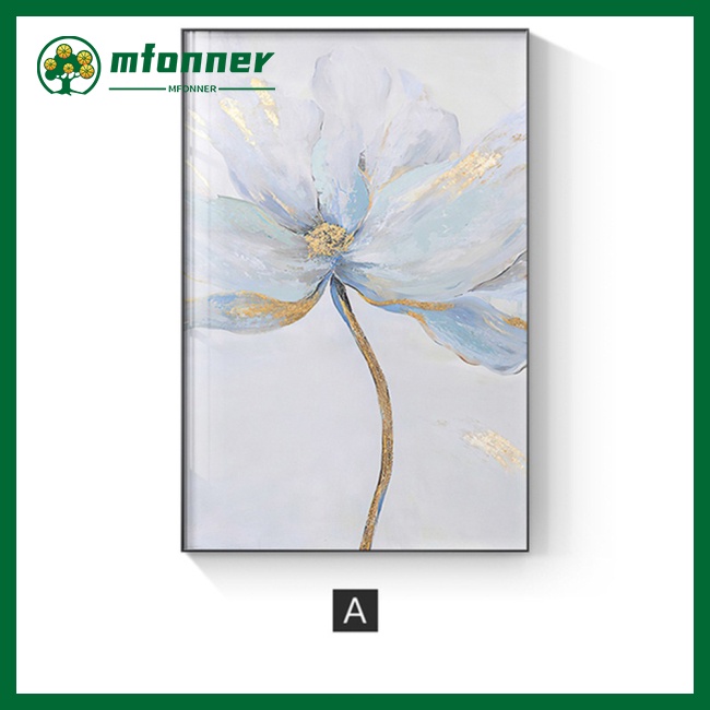 Tranh Treo Tường Họa Tiết Hoa Và Lông Vũ Độc Đáo Trang Trí Nhà Cửa